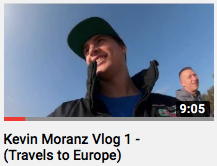 Kevin Moranz - Vlog 1 (Travels to Europe)