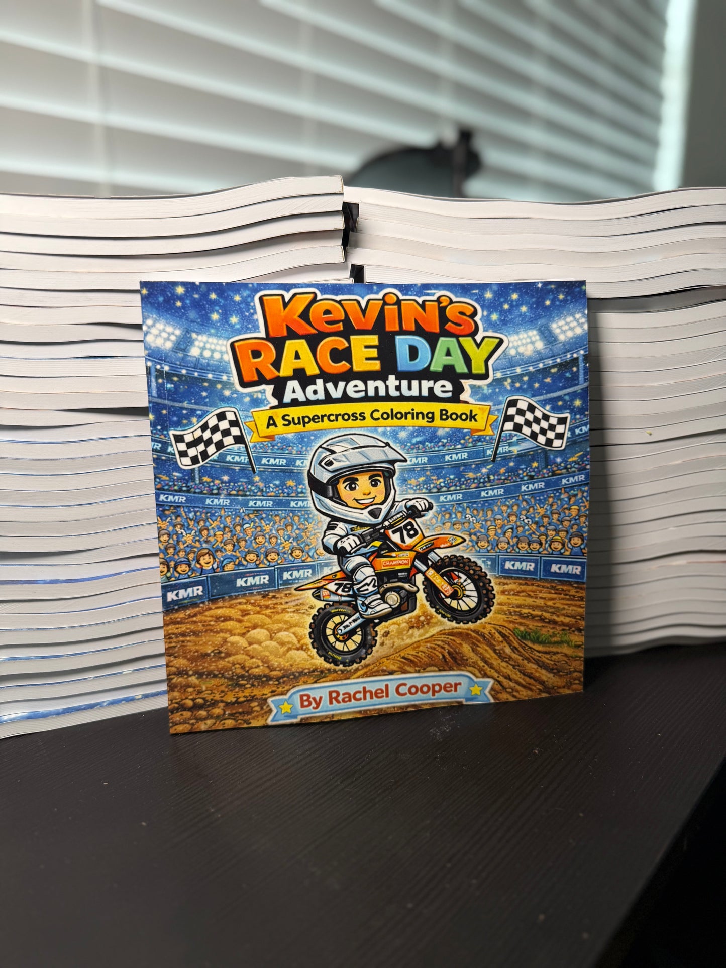 Kevin's Race Day Adventure Coloring Book